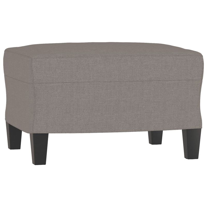 Casa si Gradina - Mobilier - Scaune si fotolii - Fotolii - Fotoliu canapea cu taburet, taupe, 60 cm, material textil - Infinity.ro