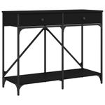 Casa si Gradina - Mobilier - Comode si corpuri - Console - Masuta consola, negru, 100x39x78,5 cm, lemn compozit - Infinity.ro