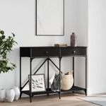 Casa si Gradina - Mobilier - Comode si corpuri - Console - Masuta consola, negru, 100x39x78,5 cm, lemn compozit - Infinity.ro