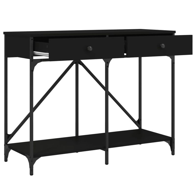 Casa si Gradina - Mobilier - Comode si corpuri - Console - Masuta consola, negru, 100x39x78,5 cm, lemn compozit - Infinity.ro