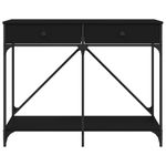 Casa si Gradina - Mobilier - Comode si corpuri - Console - Masuta consola, negru, 100x39x78,5 cm, lemn compozit - Infinity.ro