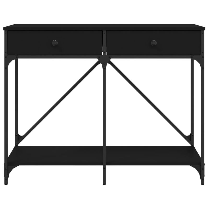 Casa si Gradina - Mobilier - Comode si corpuri - Console - Masuta consola, negru, 100x39x78,5 cm, lemn compozit - Infinity.ro