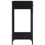 Casa si Gradina - Mobilier - Comode si corpuri - Console - Masuta consola, negru, 100x39x78,5 cm, lemn compozit - Infinity.ro