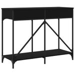 Casa si Gradina - Mobilier - Comode si corpuri - Console - Masuta consola, negru, 100x39x78,5 cm, lemn compozit - Infinity.ro