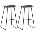 Casa si Gradina - Mobilier - Seturi de mobilier - Seturi bucatarie - Set mobilier de bar, 3 piese, negru, otel - Infinity.ro