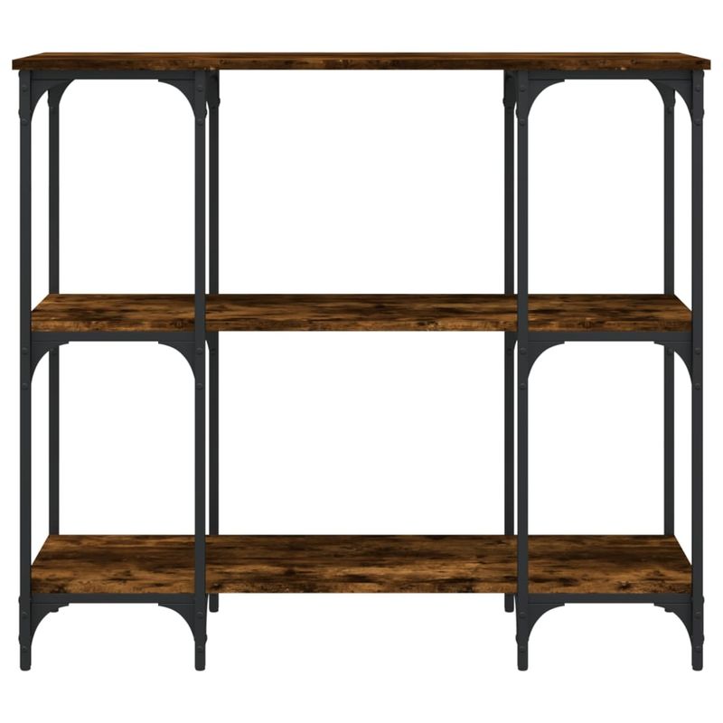 Casa si Gradina - Mobilier - Comode si corpuri - Console - Masuta consola, stejar fumuriu, 102x35x90 cm, lemn prelucrat - Infinity.ro