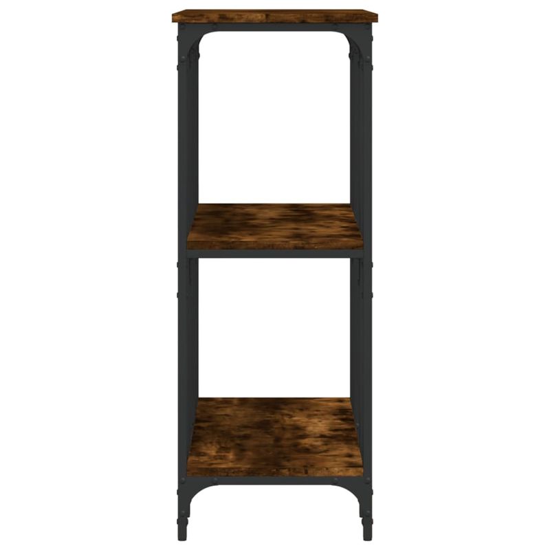 Casa si Gradina - Mobilier - Comode si corpuri - Console - Masuta consola, stejar fumuriu, 102x35x90 cm, lemn prelucrat - Infinity.ro