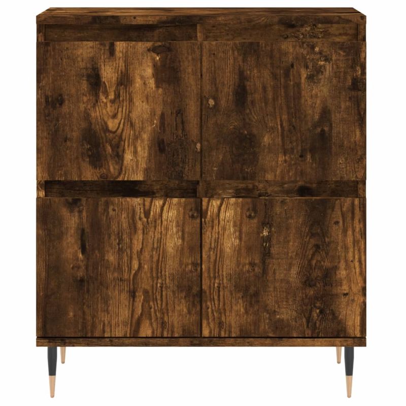 Casa si Gradina - Mobilier - Comode si corpuri - Comode - Servante, 2 buc., stejar afumat, lemn prelucrat - Infinity.ro