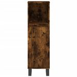 Casa si Gradina - Mobilier - Seturi de mobilier - Seturi baie - Set mobilier de baie, 3 piese, stejar fumuriu, lemn prelucrat - Infinity.ro