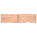 Casa si Gradina - Mobilier - Mobilier baie - Blaturi baie - Blat de baie, maro deschis, 160x40x(2-4) cm, lemn masiv tratat - Infinity.ro
