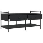 Casa si Gradina - Mobilier - Mese si birouri - Masute de cafea - Masuta de cafea, negru, 99x50x50 cm, lemn prelucrat - Infinity.ro
