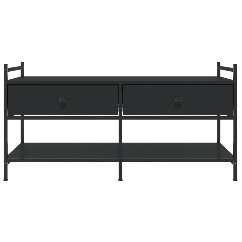 Casa si Gradina - Mobilier - Mese si birouri - Masute de cafea - Masuta de cafea, negru, 99x50x50 cm, lemn prelucrat - Infinity.ro