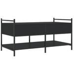 Casa si Gradina - Mobilier - Mese si birouri - Masute de cafea - Masuta de cafea, negru, 99x50x50 cm, lemn prelucrat - Infinity.ro