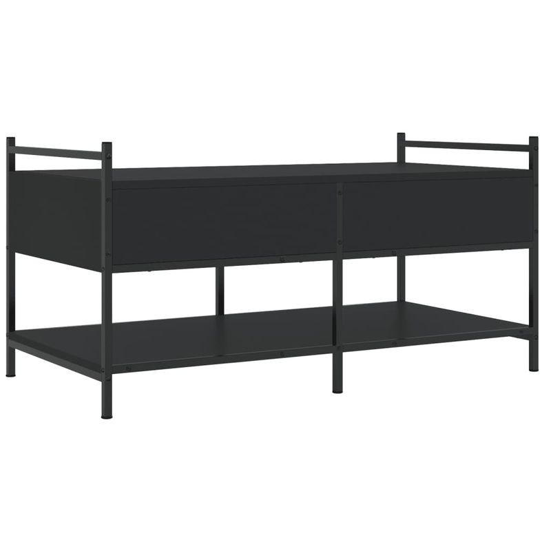 Casa si Gradina - Mobilier - Mese si birouri - Masute de cafea - Masuta de cafea, negru, 99x50x50 cm, lemn prelucrat - Infinity.ro