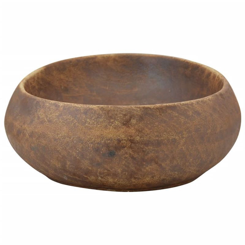 Casa si Gradina - Sanitare - Lavoar baie si accesorii - Lavoare si piedestale - Lavoar de blat, maro, 59x40x15 cm, ceramica, oval - Infinity.ro