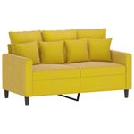 Casa si Gradina - Mobilier - Seturi de mobilier - Seturi living - Set de canapele cu perne, 4 piese, galben, catifea - Infinity.ro