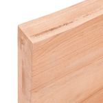 Casa si Gradina - Mobilier - Mobilier baie - Blaturi baie - Blat de baie, maro deschis, 200x50x(2-6) cm, lemn masiv tratat - Infinity.ro