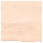 Casa si Gradina - Constructii - Lemn constructii - Placi lemn - Blat de masa, 60x60x2 cm, lemn masiv de stejar netratat - Infinity.ro