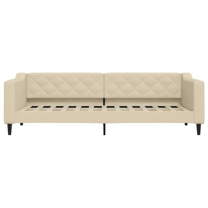 Casa si Gradina - Mobilier - Paturi si accesorii - Paturi - Pat de zi cu extensie, crem, 80x200 cm, textil - Infinity.ro