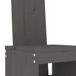Casa si Gradina - Gradina si terasa - Mobilier exterior - Seturi mobila gradina - Set bar de gradina, 3 piese, gri, lemn masiv de pin - Infinity.ro