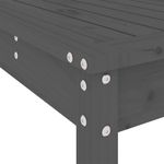 Casa si Gradina - Gradina si terasa - Mobilier exterior - Seturi mobila gradina - Set bar de gradina, 3 piese, gri, lemn masiv de pin - Infinity.ro
