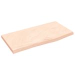 Casa si Gradina - Mobilier - Mobilier baie - Blaturi baie - Blat de baie, 60x30x(2-4) cm, lemn masiv netratat - Infinity.ro
