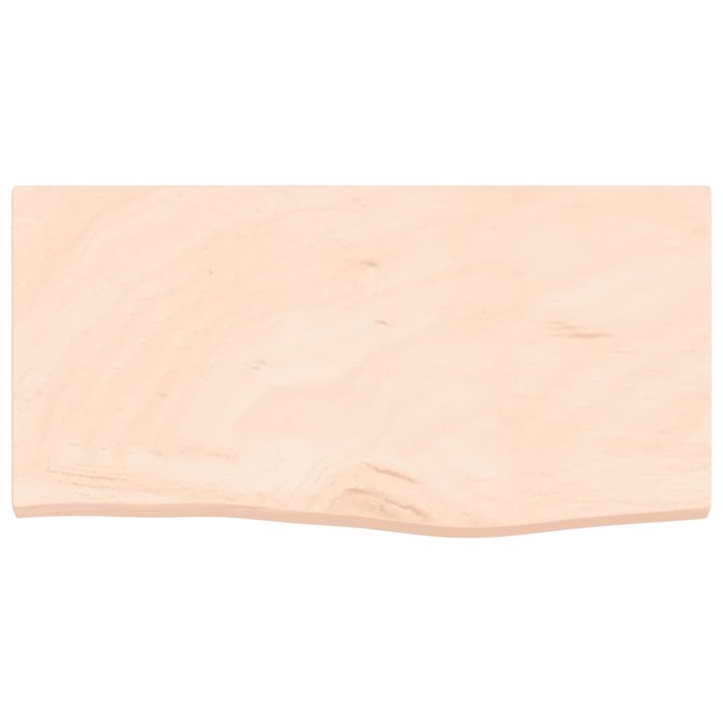 Casa si Gradina - Mobilier - Mobilier baie - Blaturi baie - Blat de baie, 60x30x(2-4) cm, lemn masiv netratat - Infinity.ro