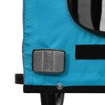 Petshop - Accesorii petshop - Culcusuri si custi - Genti si articole transport - Remorca bicicleta animale companie, albastru/gri, oxford/fier - Infinity.ro