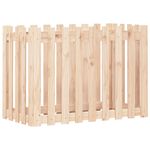 Casa si Gradina - Gradinarit si plante - Plante si ghivece - Ghivece si suporturi - Pat inaltat gradina design gard 100x50x70 cm lemn impregnat pin, pin natural - Infinity.ro