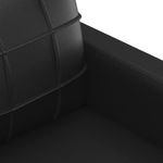 Casa si Gradina - Mobilier - Seturi de mobilier - Seturi living - Set de canapele cu perne, 2 piese, negru, piele ecologica - Infinity.ro
