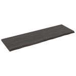 Casa si Gradina - Mobilier - Mobilier baie - Blaturi baie - Blat de baie, maro inchis, 160x50x(2-4) cm, lemn masiv tratat - Infinity.ro