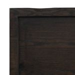 Casa si Gradina - Mobilier - Mobilier baie - Blaturi baie - Blat de baie, maro inchis, 160x50x(2-4) cm, lemn masiv tratat - Infinity.ro