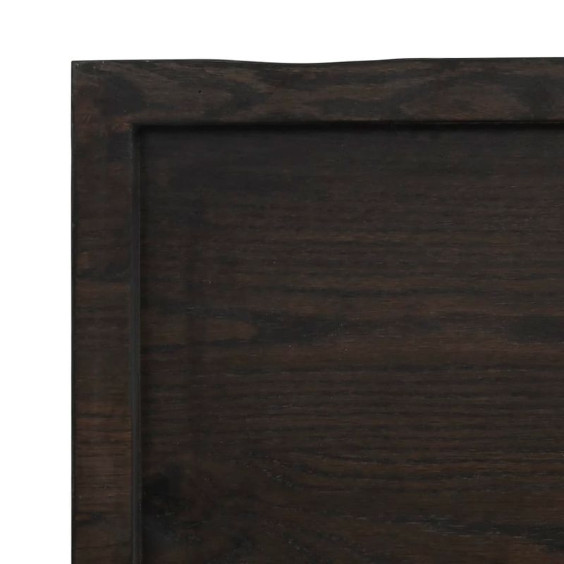 Casa si Gradina - Mobilier - Mobilier baie - Blaturi baie - Blat de baie, maro inchis, 160x50x(2-4) cm, lemn masiv tratat - Infinity.ro