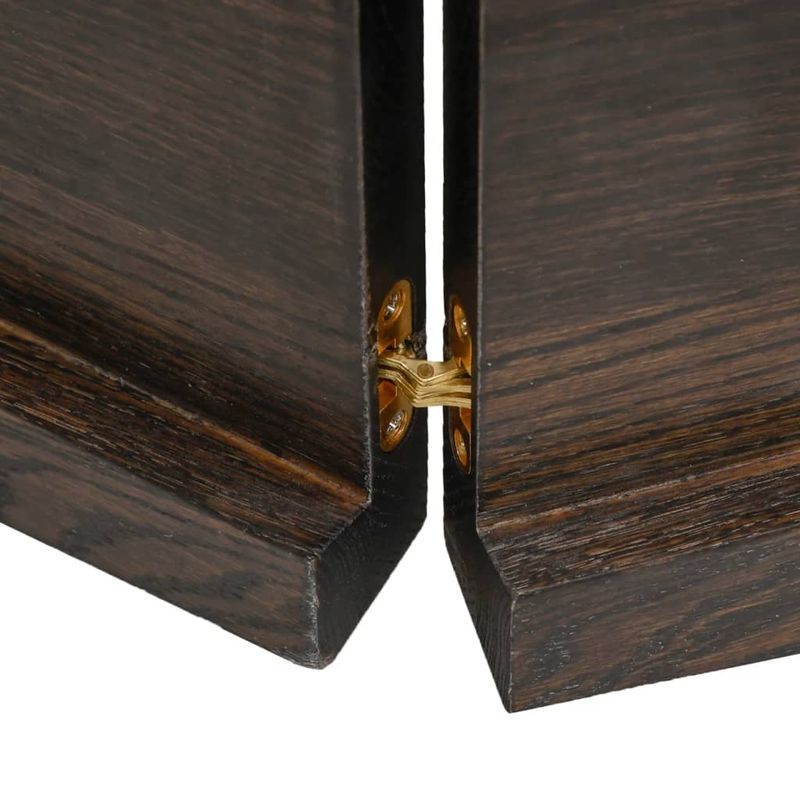 Casa si Gradina - Mobilier - Mobilier baie - Blaturi baie - Blat de baie, maro inchis, 160x50x(2-4) cm, lemn masiv tratat - Infinity.ro