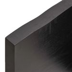 Casa si Gradina - Mobilier - Mobilier baie - Blaturi baie - Blat de baie, maro inchis, 160x50x(2-4) cm, lemn masiv tratat - Infinity.ro
