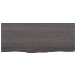 Casa si Gradina - Mobilier - Mobilier baie - Blaturi baie - Blat de baie, maro inchis, 100x40x(2-6) cm, lemn masiv tratat - Infinity.ro