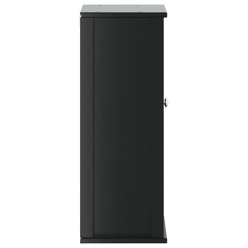 Casa si Gradina - Mobilier - Mobilier baie - Comode baie - Dulap de baie de perete "BERG" negru, 40x27x71,5 cm, lemn pin - Infinity.ro