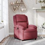 Casa si Gradina - Mobilier - Scaune si fotolii - Fotolii - Fotoliu rabatabil, rosu vin, material textil - Infinity.ro