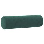 Casa si Gradina - Mobilier - Canapele si coltare - Canapele - Canapea cu 3 locuri cu pernute, verde inchis, 180 cm, catifea - Infinity.ro