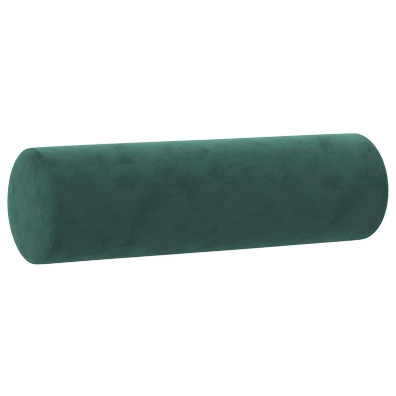 Casa si Gradina - Mobilier - Canapele si coltare - Canapele - Canapea cu 3 locuri cu pernute, verde inchis, 180 cm, catifea - Infinity.ro