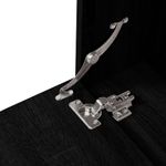 Casa si Gradina - Mobilier - Seturi de mobilier - Seturi baie - Set mobilier de baie, 6 piese, negru, lemn prelucrat - Infinity.ro