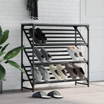 Casa si Gradina - Mobilier - Organizare si depozitare - Organizator incaltaminte - Pantofar, gri sonoma, 90x30x85 cm, lemn prelucrat - Infinity.ro