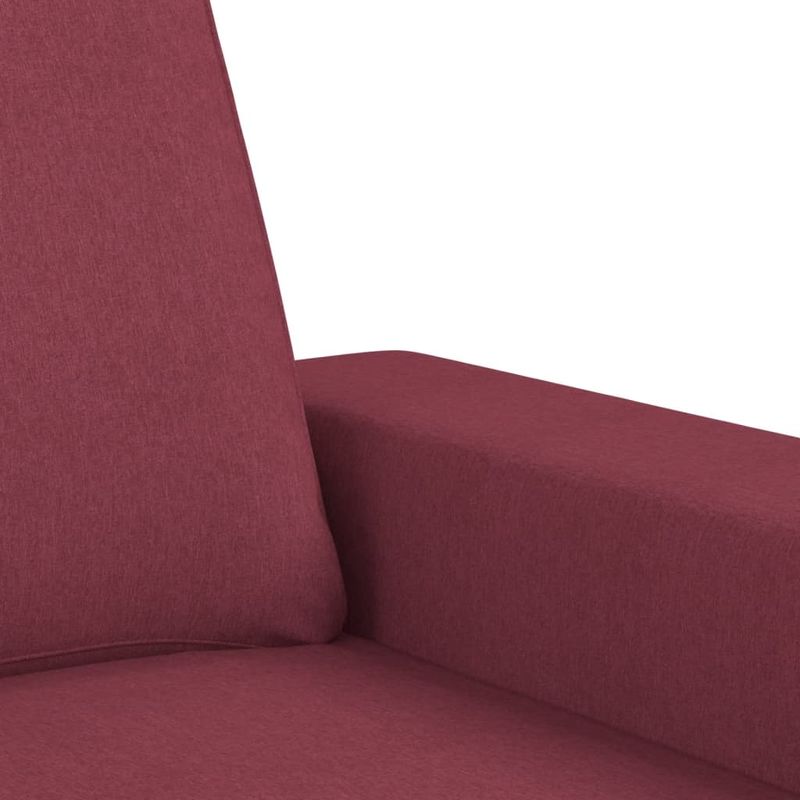 Casa si Gradina - Mobilier - Canapele si coltare - Canapele - Set de canapea, 2 piese, rosu vin, material textil - Infinity.ro