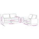 Casa si Gradina - Mobilier - Canapele si coltare - Canapele - Set de canapea, 2 piese, rosu vin, material textil - Infinity.ro