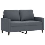 Casa si Gradina - Mobilier - Canapele si coltare - Canapele - Canapea cu 2 locuri, gri inchis, 120 cm, catifea - Infinity.ro