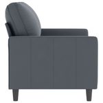 Casa si Gradina - Mobilier - Canapele si coltare - Canapele - Canapea cu 2 locuri, gri inchis, 120 cm, catifea - Infinity.ro