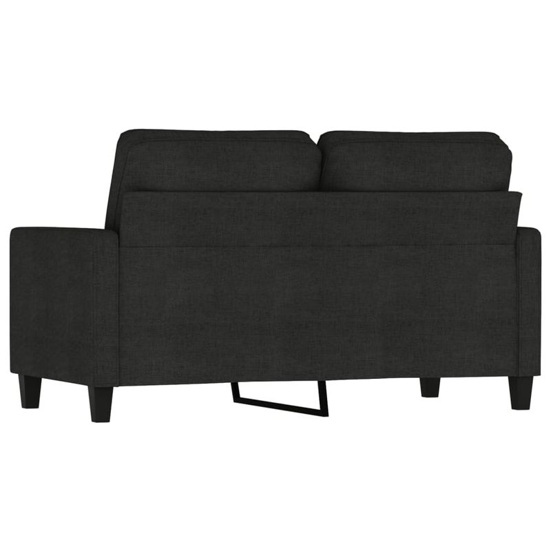 Casa si Gradina - Mobilier - Canapele si coltare - Canapele - Canapea cu 2 locuri, negru, 120 cm, material textil - Infinity.ro