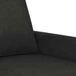Casa si Gradina - Mobilier - Canapele si coltare - Canapele - Canapea cu 2 locuri, negru, 120 cm, material textil - Infinity.ro