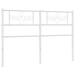 Casa si Gradina - Mobilier - Paturi si accesorii - Accesorii paturi - Tablie de pat metalica, alb, 120 cm - Infinity.ro