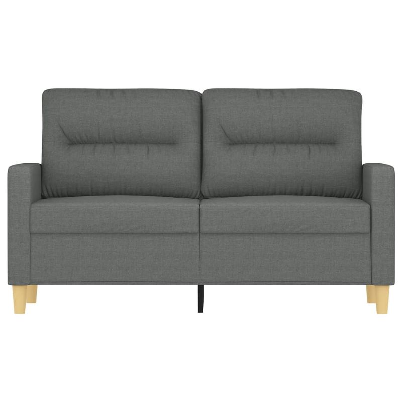 Casa si Gradina - Mobilier - Canapele si coltare - Canapele - Canapea cu 2 locuri, gri inchis, 120 cm, material textil - Infinity.ro